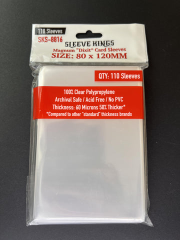 Sleeve Kings Magnum ''Dixit'' Card Sleeves 80 X 120 Mm (4X110 Pack, 440 Sleeves)