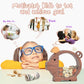 Summidate Wooden Piggy Bank For Boys, Large Unbreakable Money Bank For Kids Adults, Bills Coin Change Money Saving Money Jar Personalized Present For Birthday Christmas& Decor