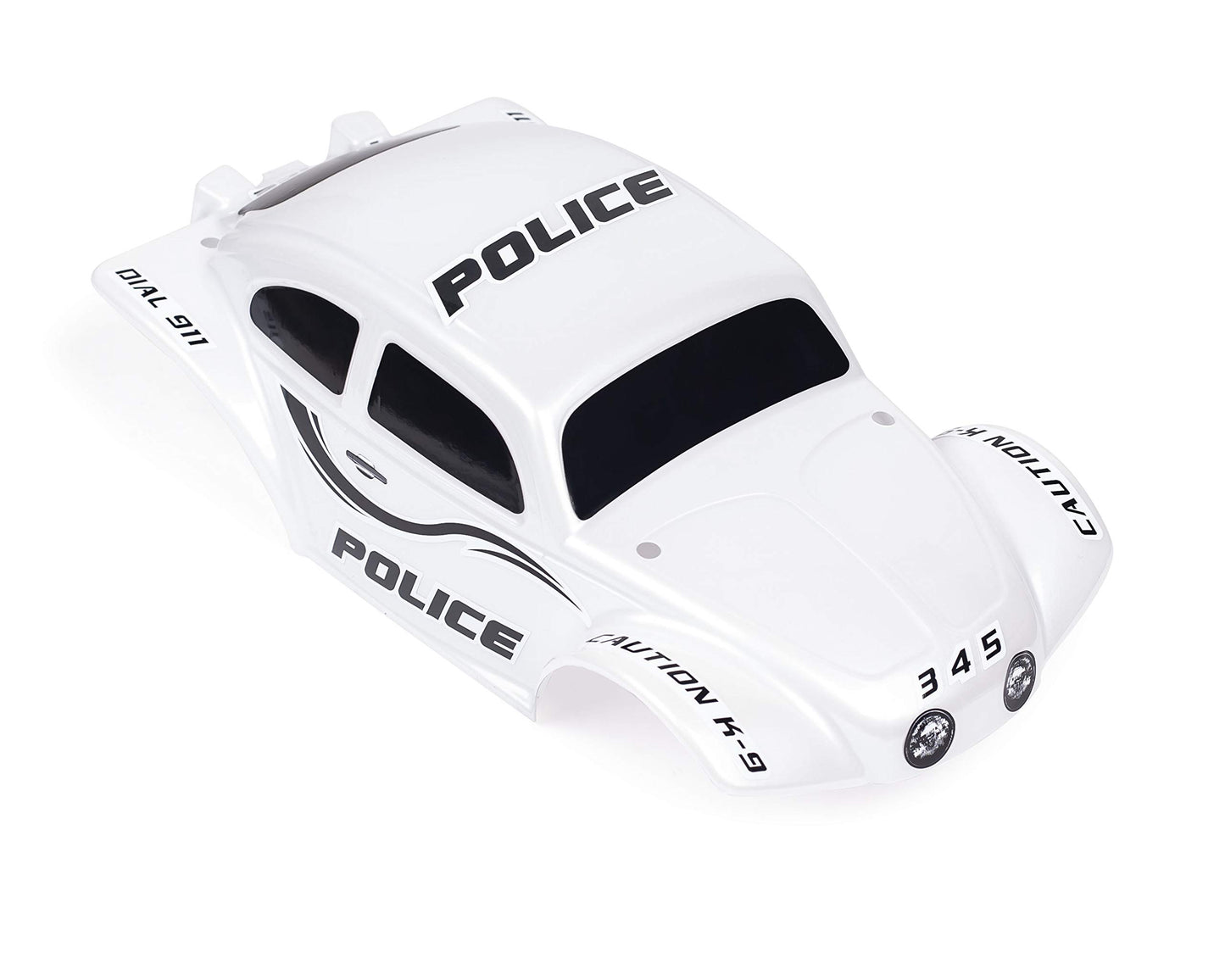 SummitLink Custom Body Police Style Compatible for 1/10 Scale RC Car or Truck (Truck not Included) STB-PW-01