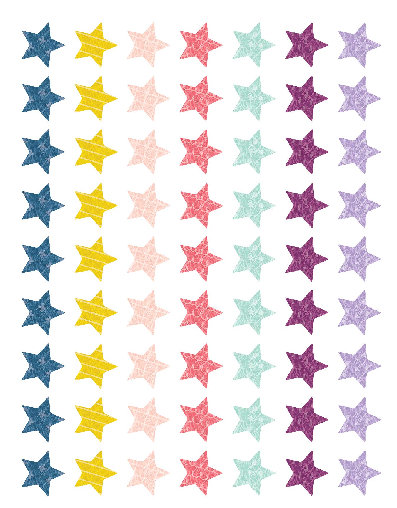 Teacher Created Resources Oh Happy Day Stars Mini Stickers, Pack of 377