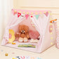 Piikago Kids Play Tent - Kids Tent Indoor With Star Lights And Flags, Play Tents For Toddlers 1-3, Kids Playhouse For Girls, Pin