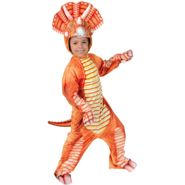 Underwraps Kid'S Children'S T-Rex Dinosaur Printed Jumpsuit Costume Childrens Costume, Yellow, Small
