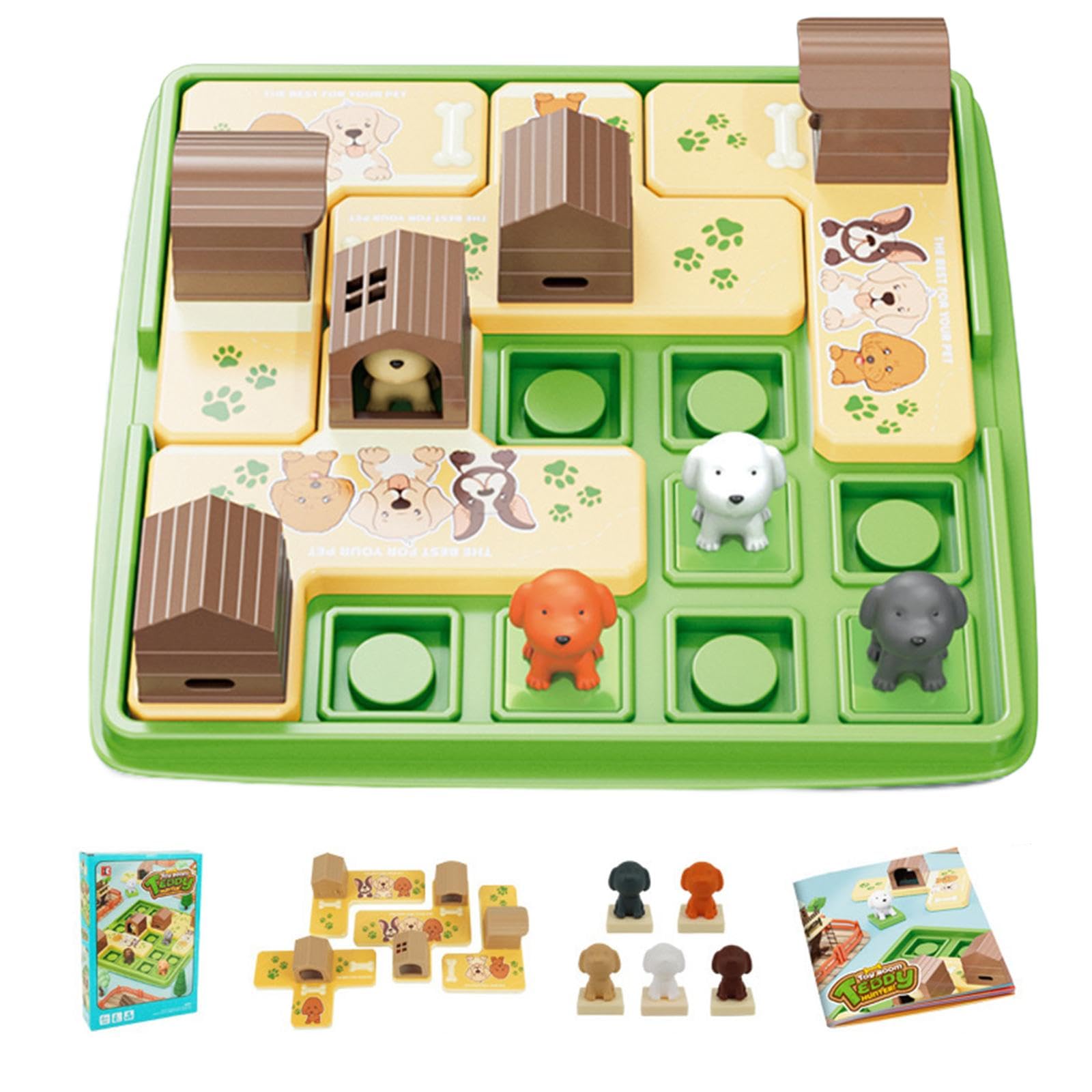 Club BollywoodDogs and Boxes Games Brain Teasers Puzzle Game for Boys Girls Babies Toddlers|Baby|Toys for Baby|Developmental Bab