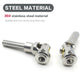 Raflot Drive Shaft Stainless Steel Heavy-Duty Driveshafts for 1/10 RC Car Crawler Axial SCX10 90046 AXI03007 TRX4 Redcat Gen8(75