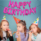 Pigetale Happy Birthday Banner, 16 Inch Mylar Foil Letters Sign Bunting Happy Birthday Balloon Letters Balloons Reusable Ecofrie