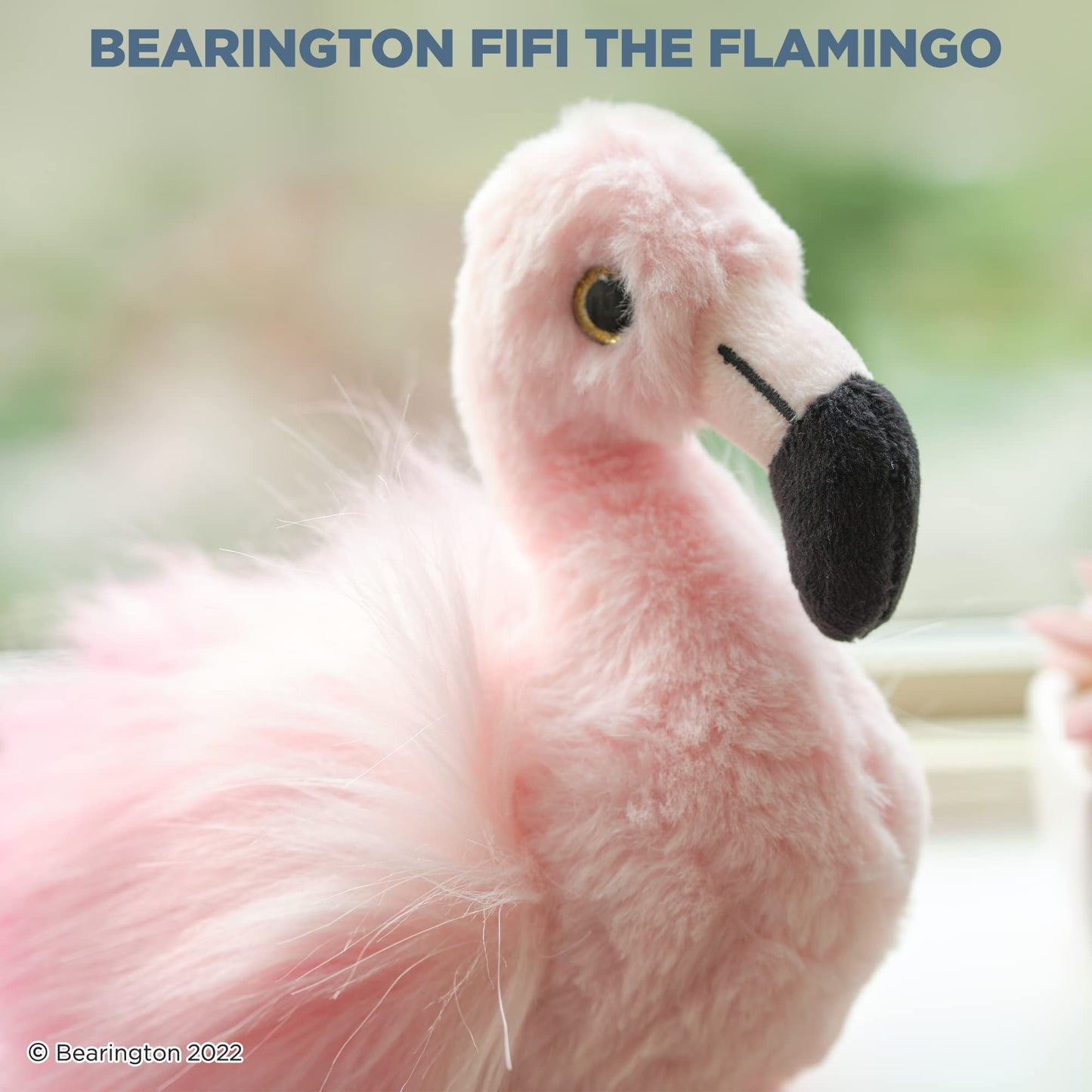 Bearington Lil’ Fifi Stuffed Animal: Stuffed Plush Flamingo Toy, Ultra-Soft 7” Fifi The Flamingo, Made With Premium Fill, Pink Fur And Fuzzy Wings; Machine Washable, Great Gift For Animal Lovers