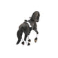 Schleich Horse Club Tournament Riding Stallion Playset - 4-Piece Realistic Figurine, Medium Size, Multi-Color, Model 42457