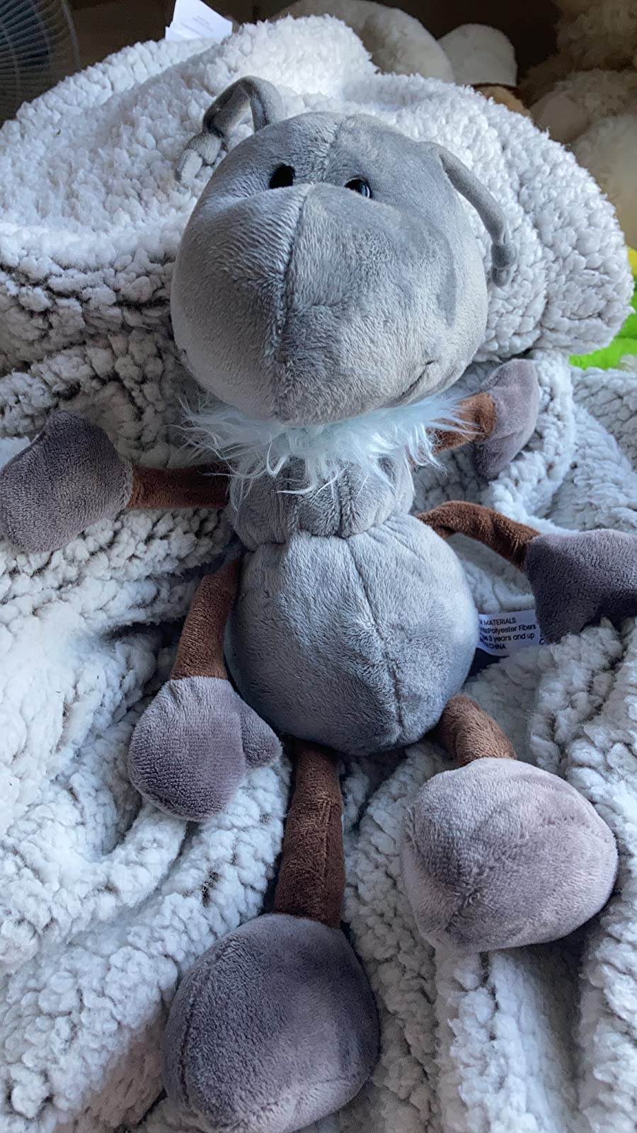 BOHS Plush Ant Toy - 15-inch Soft Gray Stuffed Insect - Ideal Gift for Kids - Model AS1228