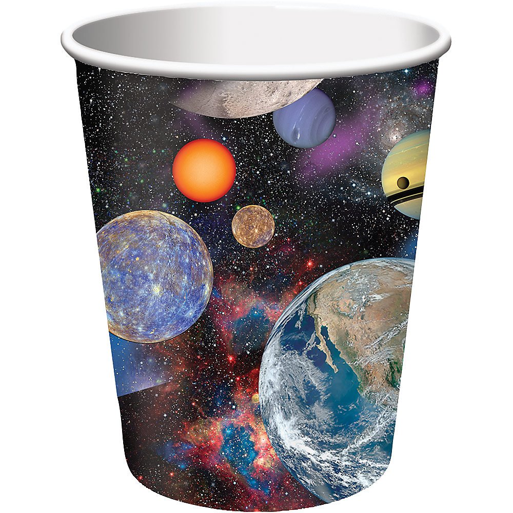 Creative Converting BB375533 Space Blast 9oz Cups -8 Pack