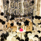 Hk Balloons Balloons? Pack Of 62? ?Silver ?Foil Happy Birthday Decoration With Led Birthday Decoration Combo Set For Birthday De