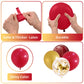 Red And Gold Balloons, Gold And Red Balloons Set With Gold Confetti Metallic Gold Balloons, Globos Rojos Red And Gold Party Deco