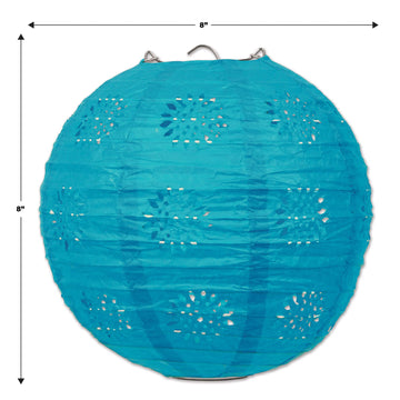 Lace Paper Lanterns - Turquoise