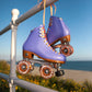 Moxi Beach Bunny Roller Skates - Fashionable Womens Roller Skates | Periwinkle Sunset | Size 9