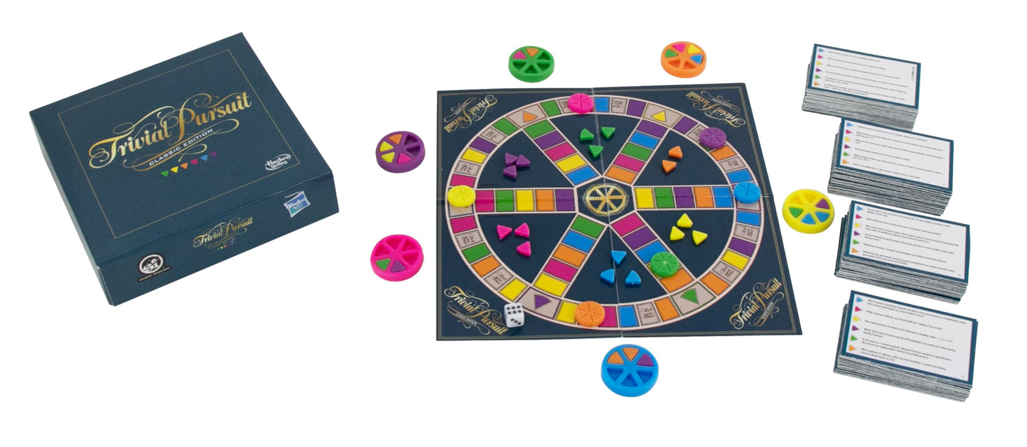 World's Smallest Trivial Pursuit - Miniature Multi-Color Plastic Game Model 5178