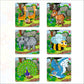 WISSEN Wooden Jigsaw Puzzle 6 * 6 inchSet of 6 | Educational & Learning Toys for Kids | Wooden Jigsaw Puzzles for Kids | Jigsa