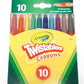 Crayola Twistables Crayons, 10ct - 1 Pack