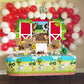 BAIFNEZ Farm Animals Backdrop Red Barn Farmhouse Barnyard Party Banner 7x5FT Country Farm Birthday Party Decorations for Kids Ba