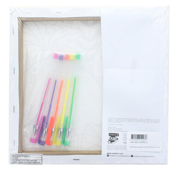 Anker Play Coloring Canvas with Gel Pens | Fruit
