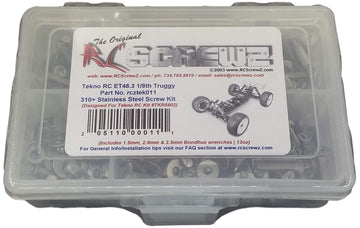RCScrewZ Stainless Steel Screw Kit tek011 Compatible with Tekno RC ET48.3 Truggy TKR5602