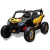 Hetoy 24V 2 Seater Kids Ride on UTV Car w/Remote Control, 4WD Powerful Electric Vehicle with 4x75W Motors, 4 Shock Absorbers, Le
