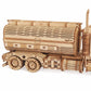 3D Wooden Puzzle - Wood Mechanical Tank Truck Model Kits - Coin Bank Crafts Model - Wooden Stem Diy Brain Teaser Puzzles, Birthday For Kids And Adults Teens Boys Girls