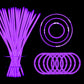 Yofobu Purple Glow Sticks Light Up Bracelets Glow Necklaces With Connectors Bulk 50Ct 8' Glowsticks 4Th Of July Neon Party Supplies For New Year Christmas Valentine'S Day Mari Gars Wedding Birthday