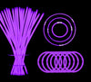 Yofobu Purple Glow Sticks Light Up Bracelets Glow Necklaces With Connectors Bulk 50Ct 8' Glowsticks 4Th Of July Neon Party Supplies For New Year Christmas Valentine'S Day Mari Gars Wedding Birthday