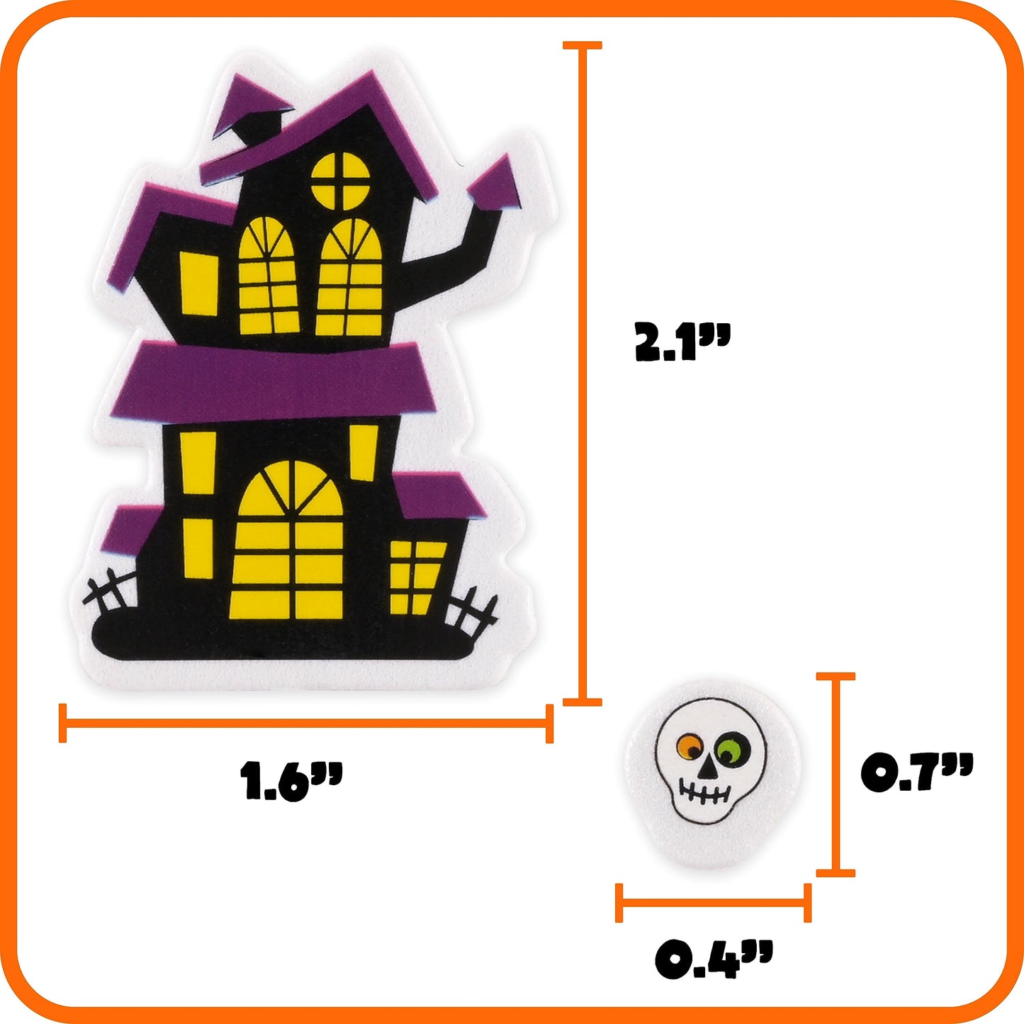 READY 2 LEARN Foam Stickers - Halloween - Pack of 168 - Self-Adhesive - Stickers for Halloween Crafts, Scrapbooks and Cards