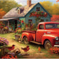 1000 Piece Puzzle For Adults,Wooden Jigsaw Puzzles,Puzzles For Adults 1000 Pieces And Up,House In The Countryside Puzzles For Adults,Artistic Decorations, Educational Toys,Finished Size 29.5'X20'