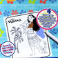 Disney Moana Coloring And Activity Books Bundle With Imagine Ink Coloring Book, Stickers, And More