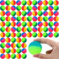 Jenaai 200 Pcs Bouncy Balls for Kids, 45 mm/1.77 inch Colorful Large Rubber Balls Bulk for Birthday Party Favors Classroom Carni