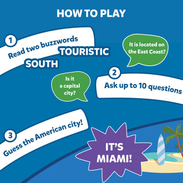 Skillmatics Guess In 10 American Cities, Perfect For Boys, Girls, Kids, And Families Who Love Card Games, Educational Toys & Games, Gifts For Ages 8, 9, 10 And Up