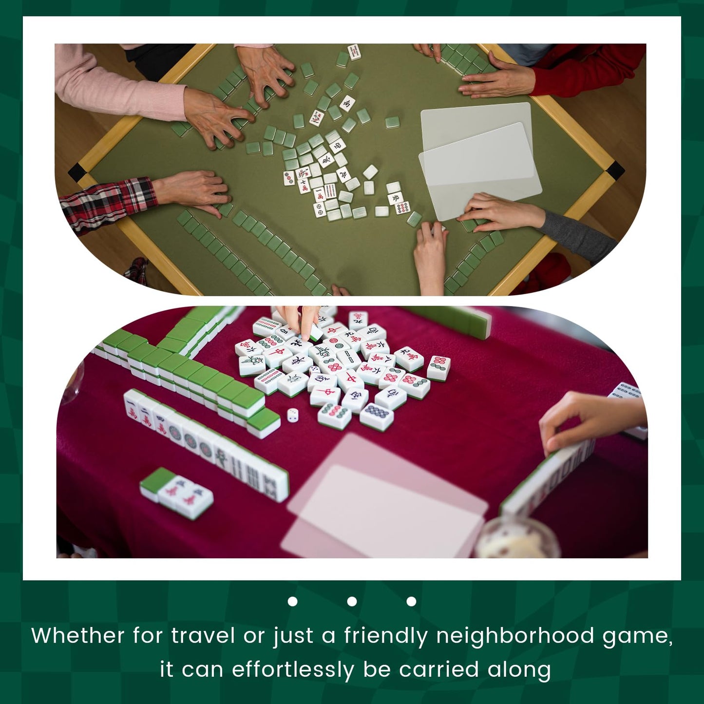Seenelling 8 Pcs Mahjong Tile Mixer Shuffler for Mixing and Shuffling Tiles Plastic Game Accessories Gifts for Mahjong Lovers Pl