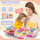 Busy Board Montessori Toys For Toddler 1-2 1-3, Learning Sensory Toddler Toys For 1+ Year Old, Educational Fine Motor Baby Toys