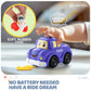 Bessome Soft Rubber Cars Toy For 1 Year Old Boy With Playmat (Storage Bag)|12 Pcs Cartoon Cars Baby Toys For 12-18 Months|Toddle