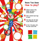 TONIFUL Carnival Toss Game Banner, 4 Bean Bags, 6 Holes, Polyester, Multiple Colors, Indoor/Outdoor Fun for Kids and Adults