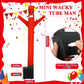 Poen Easter Mini Inflatable Tube Man Gag Funny Gift For Kids Wacky Waving Inflatable Tube Guy With Blower Joke Toy Desktop Quirky White Elephant Gift For Table Birthday Party Decor(Anger)