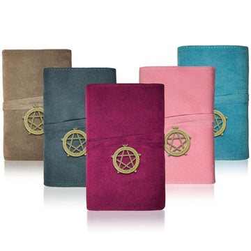 Knana 5Pcs Velvet Tarot Card Bags,Tarot Storage Bags,Tarot Wrap And Pouch,Tarot Deck Storage Holder For Tarot Cards Playing Cards - Star