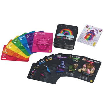 Goliath Games Rainbow Pirates: A Game Of Piracy, Explosions And Love! | Party Games | Card Games | For 2-5 Players | Ages 7+,Bla