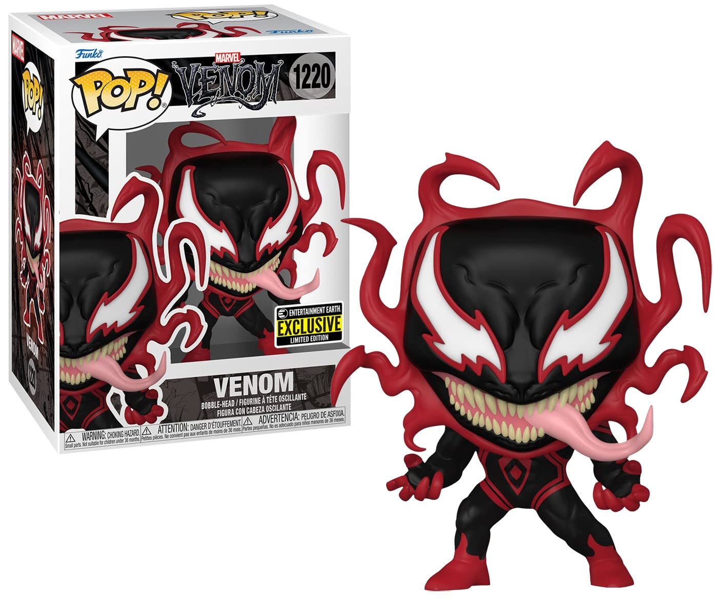 Funko Pop! Venom Carnage Miles Morales Pop! Vinyl Figure - Entertainment Earth Exclusive
