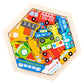 Secret Desire Wooden Jigsaw Puzzles Sorting Stacking Blocks Educational Toy Traffic|Developmental Baby Toys