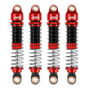 INJORA 53mm 6g Each Shocks- Absorber Oil Threaded Damper for TRX4M TRX4MT 1/18 RC Crawler Upgrade(Red)