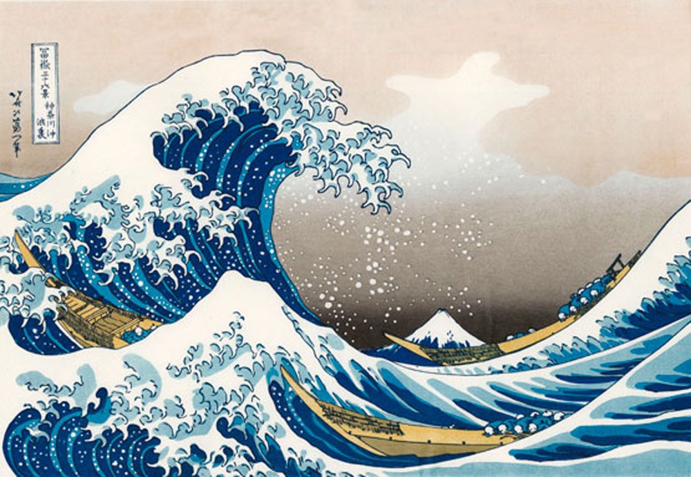 Hokusai The Wave 1000 Piece Jigsaw Puzzle