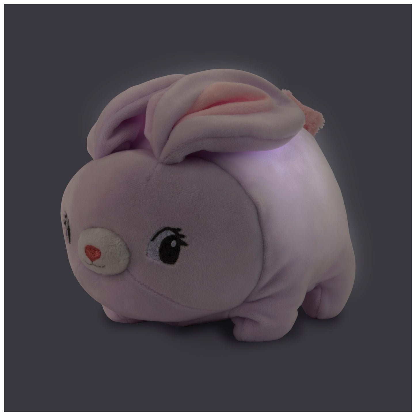 GUND Glow Bops BunBop Bunny - Touch Activated LED Plush Toy, 8”, Bunny, High Quality Materials