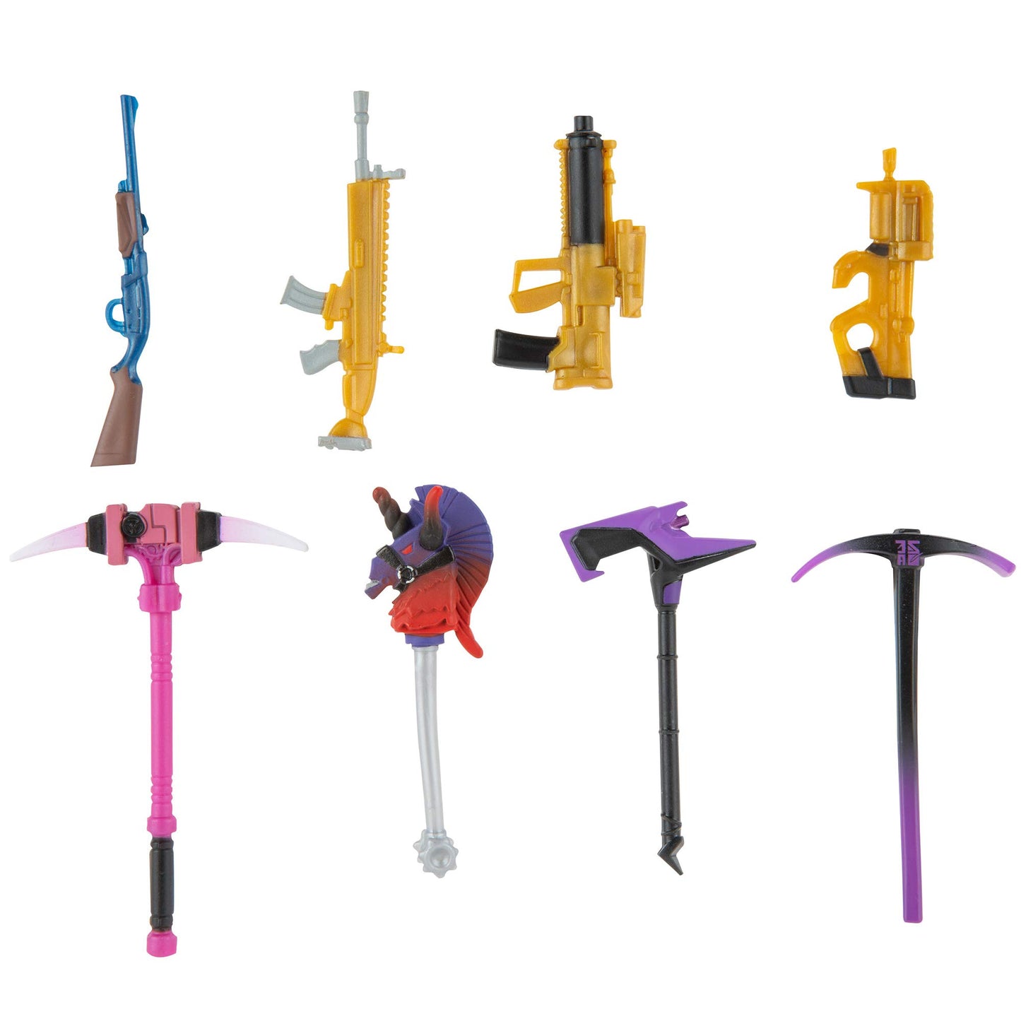 Fortnite Squad Mode 4-Figure Pack, Series 5 - 10cm, Plastic, Red/Rose, Model FNT0777