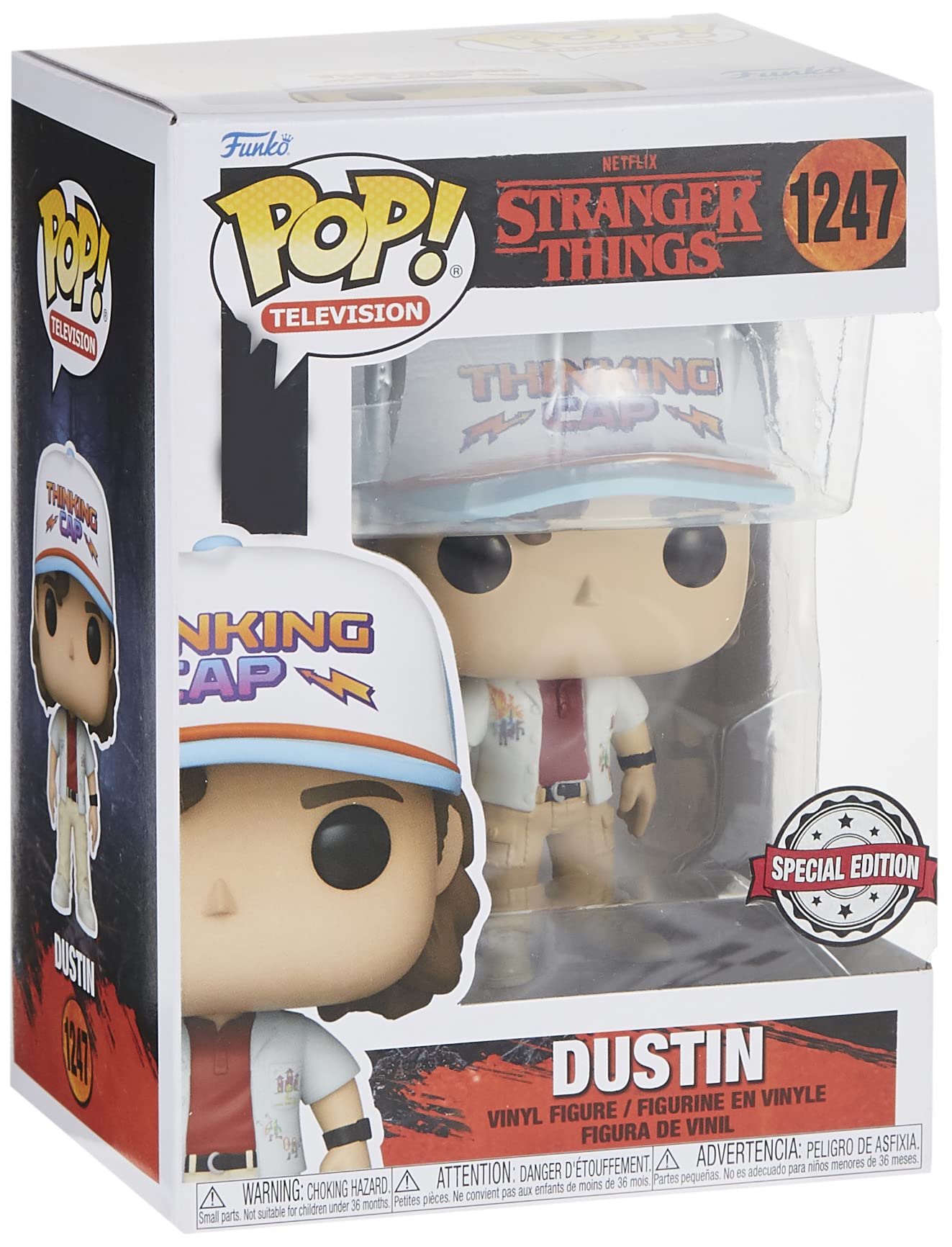 Pop! Stranger Things 4 - Dustin With Dragon Shirt 1247 Special Edition