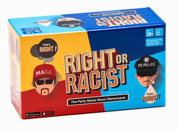 Right Or Racist - Funny Gag Gift - Gifts for Men - Party Game - Hilarious Game - Great Gift - Birthday Gifts for Men and Women