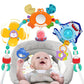 Fbesteam Baby Stroller Arch Toy: Infant Crib Bassinet Toys Adjustable Hanging Activity Arch With Play Accessories, Sensory Trave