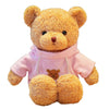 AUCOOMA Teddy Bear Stuffed Animal Cute Teddy Bears Plush Pink Hoodie Gifts for Kids 11.8