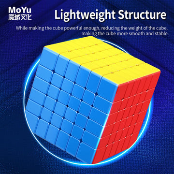 Hellocube Moyu Meilong 6X6 V2 Magnetic Speed Cube 6X6X6 Stickerless Magic Cube Puzzle Toy